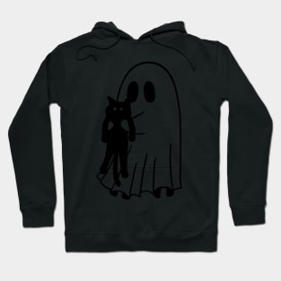 Black Cat Ghost Hoodie